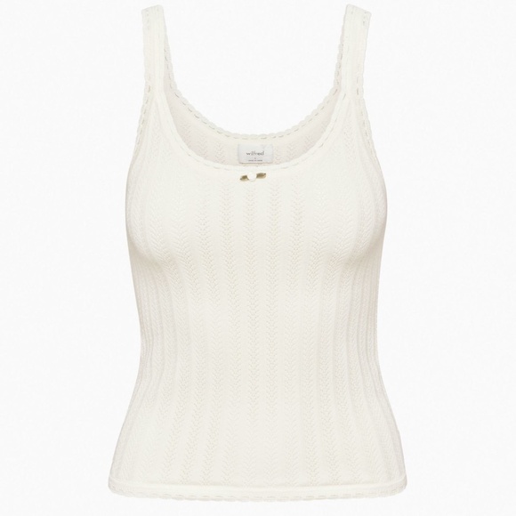 Aritzia Wilfred⎜EREMIA TOP⎜LIGHT BIRCH - Picture 4 of 15